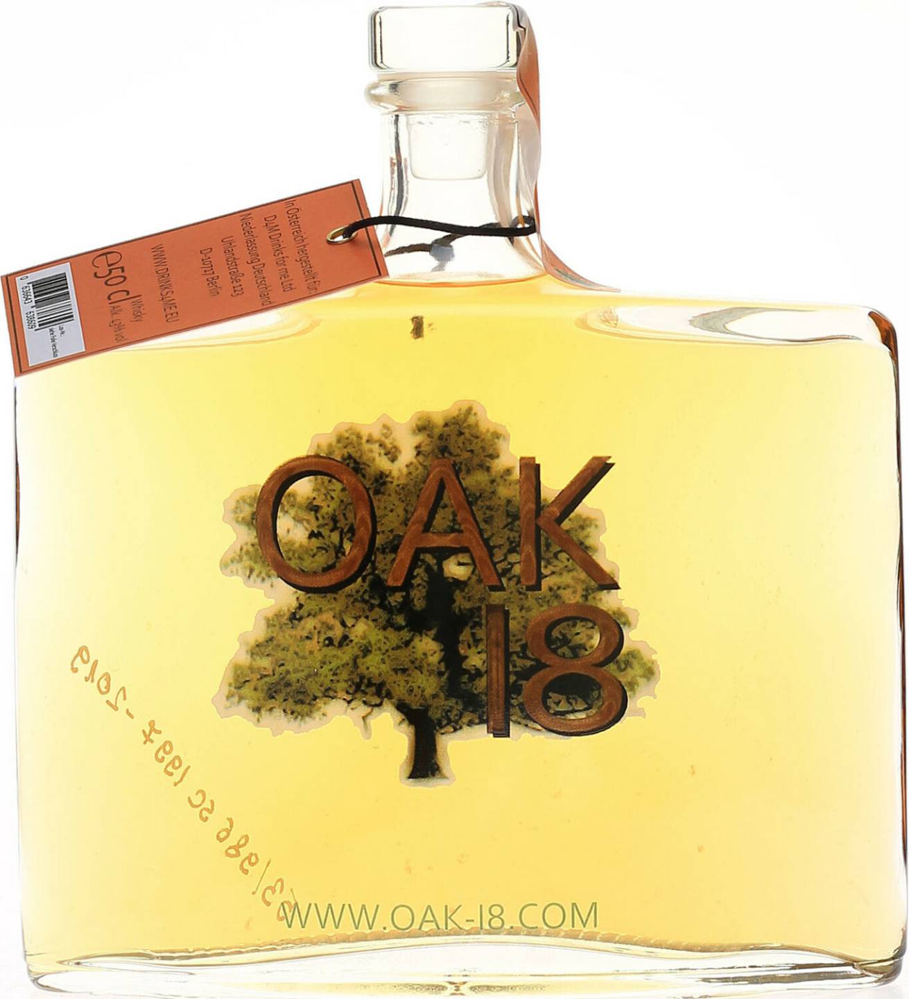 Whisky OAK18 Alpenwhisky 18 Jahre 0,5l 43%