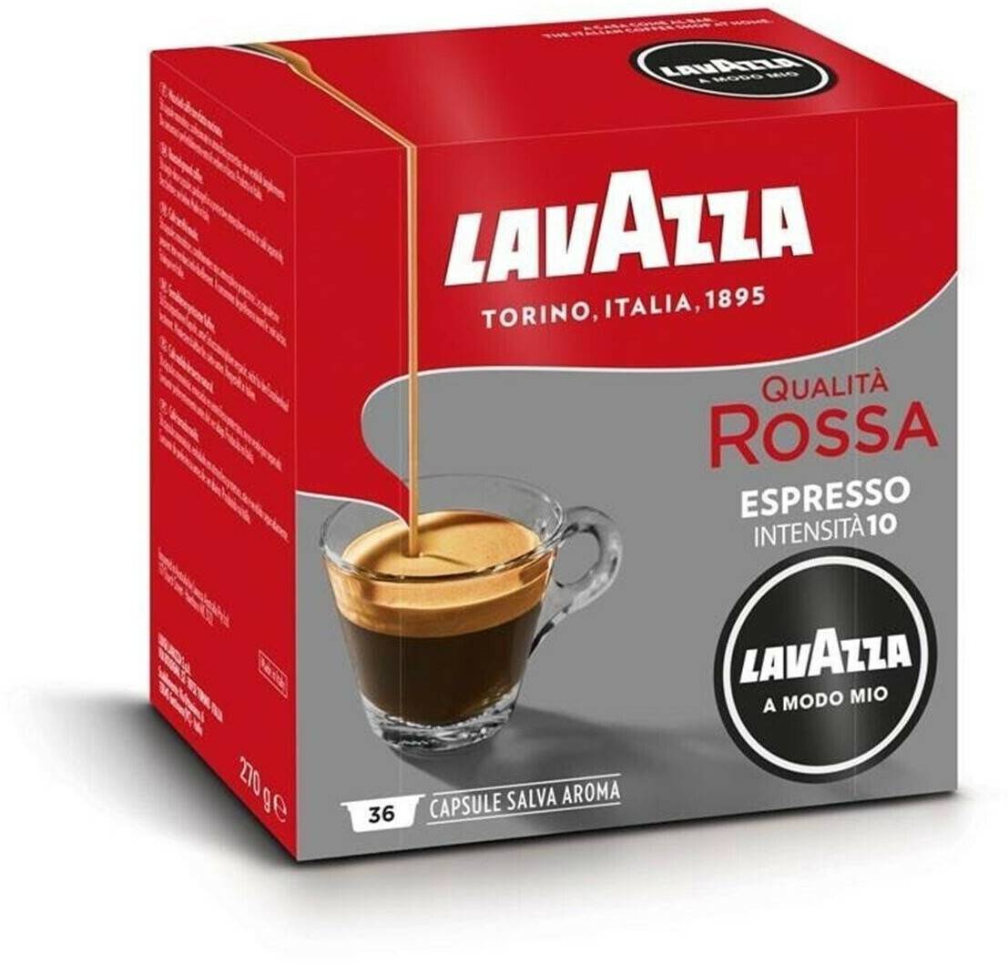 Lavazza A Modo Mio Espresso Qualità Rossa capsules Lavazza A Modo Mio Espresso Qualità Rossa capsulesQualitá (36 Port.)