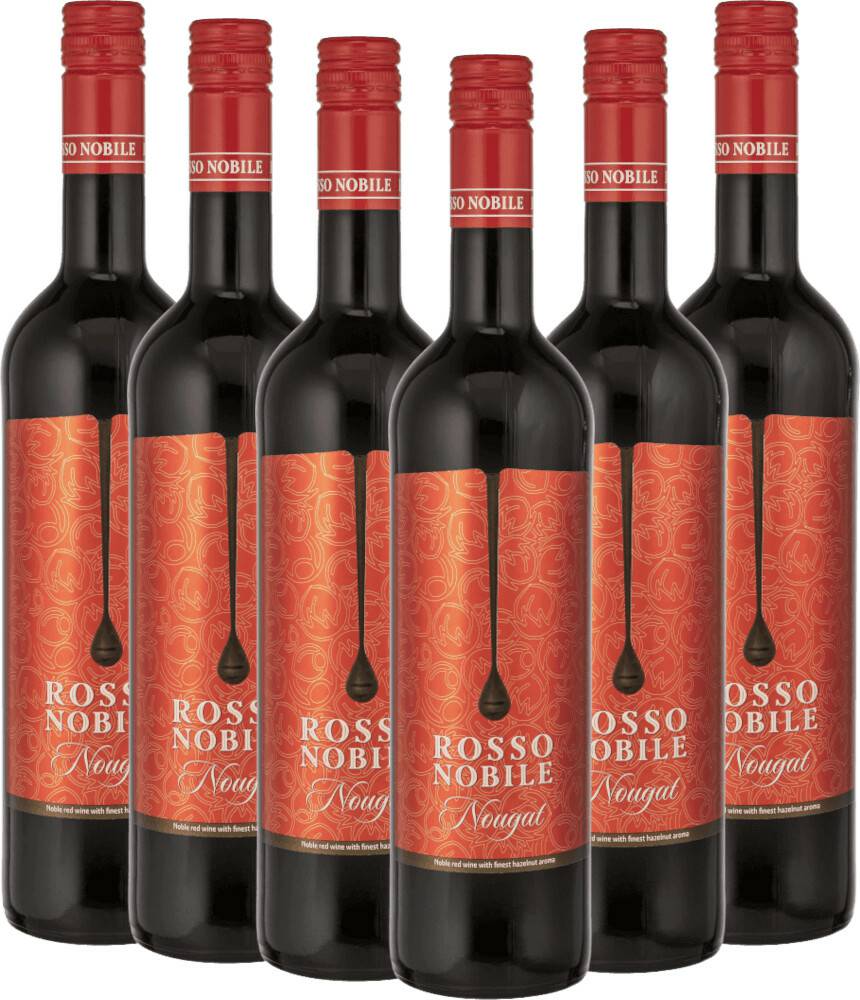 Weine Rosso Nobile Nougat6x0,75l