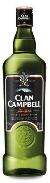 Clan Campbell The Noble Blended Scotch Whisky1l 40% Whisky