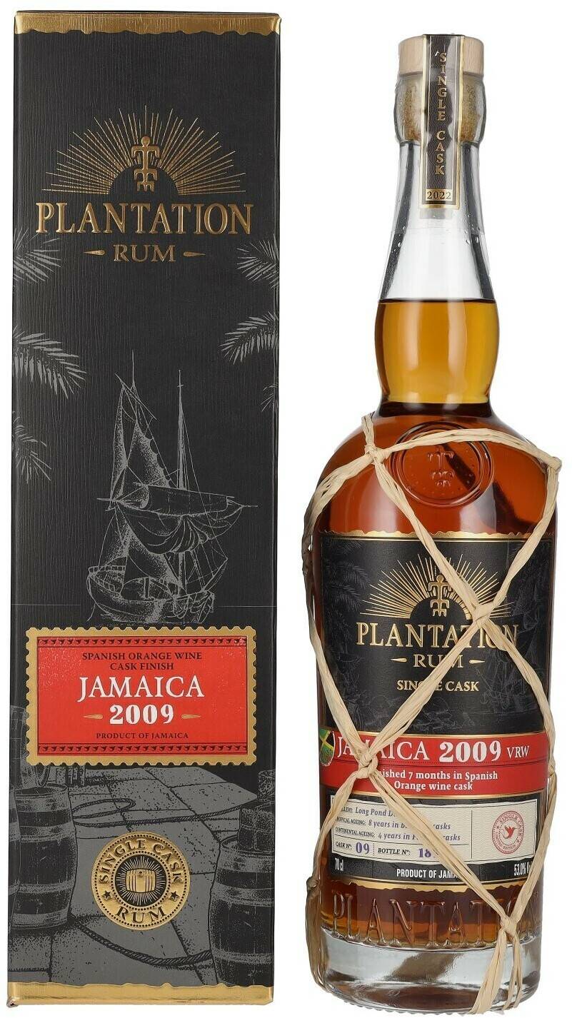 Plantation Jamaica 2009 Single Cask Rum Orange Wine Cask Finish 0,7l 53% Rum