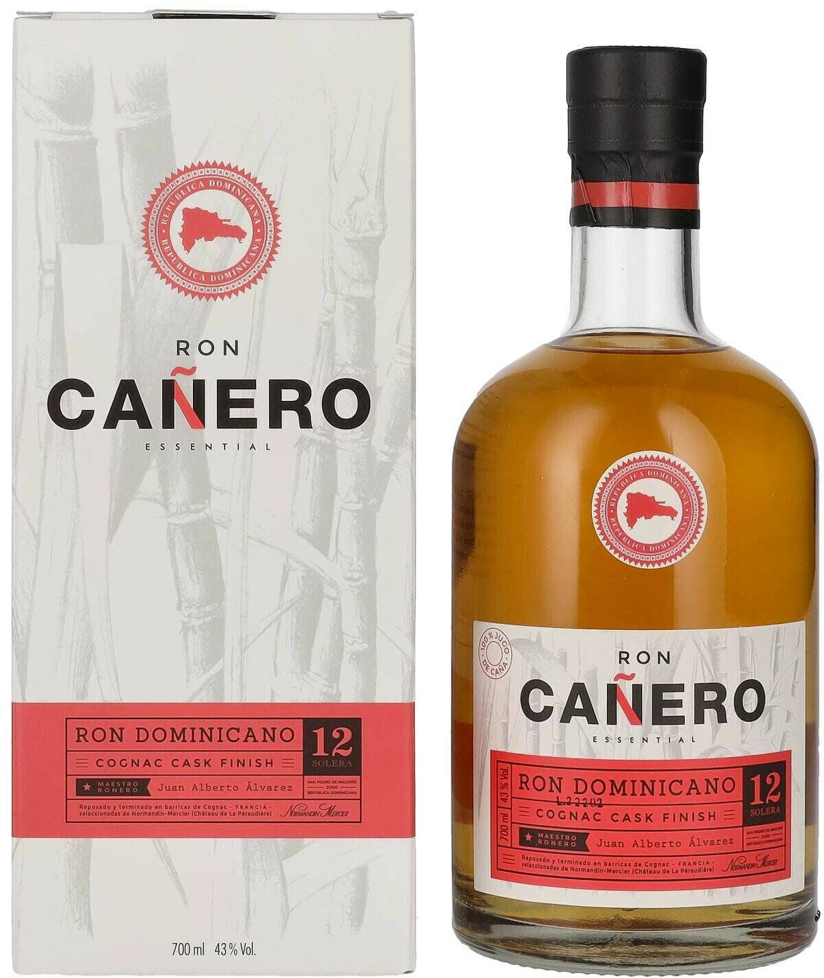 Canero 12 Solera Ron Dominicano Cognac Cask Finish 0,7l 43% Rum