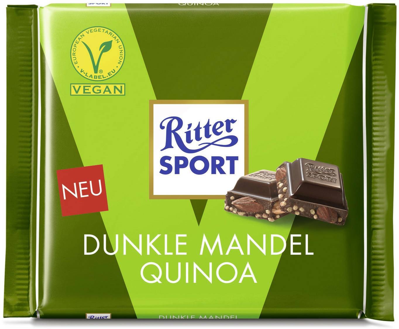 Schokolade Ritter-Sport Dunkle Mandel Quinoa (100g)