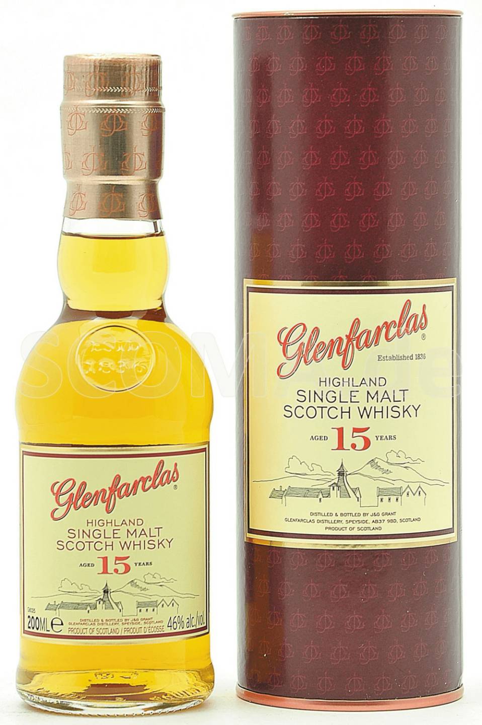 Whisky Glenfarclas 15 Jahre 46%0,2l