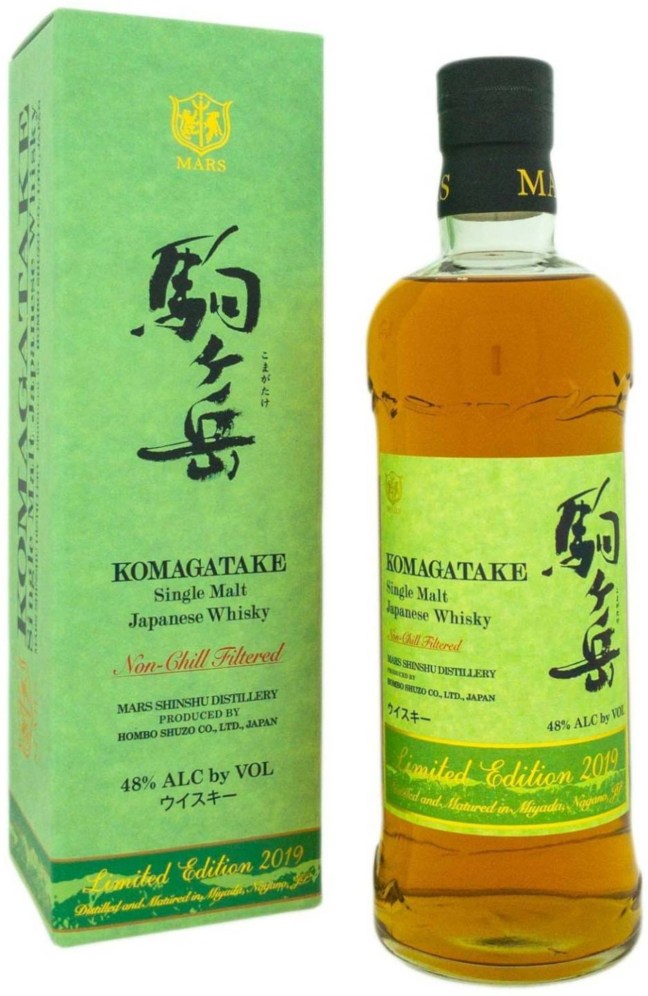 Mars Whisky Shinshu Komagatake Limited Edition 2019 48% 0,7l Whisky