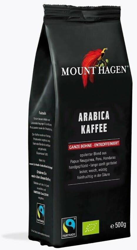 Mount Hagen Arabica Kaffee entkoffeiniert Bio 500g Kaffee & Espresso