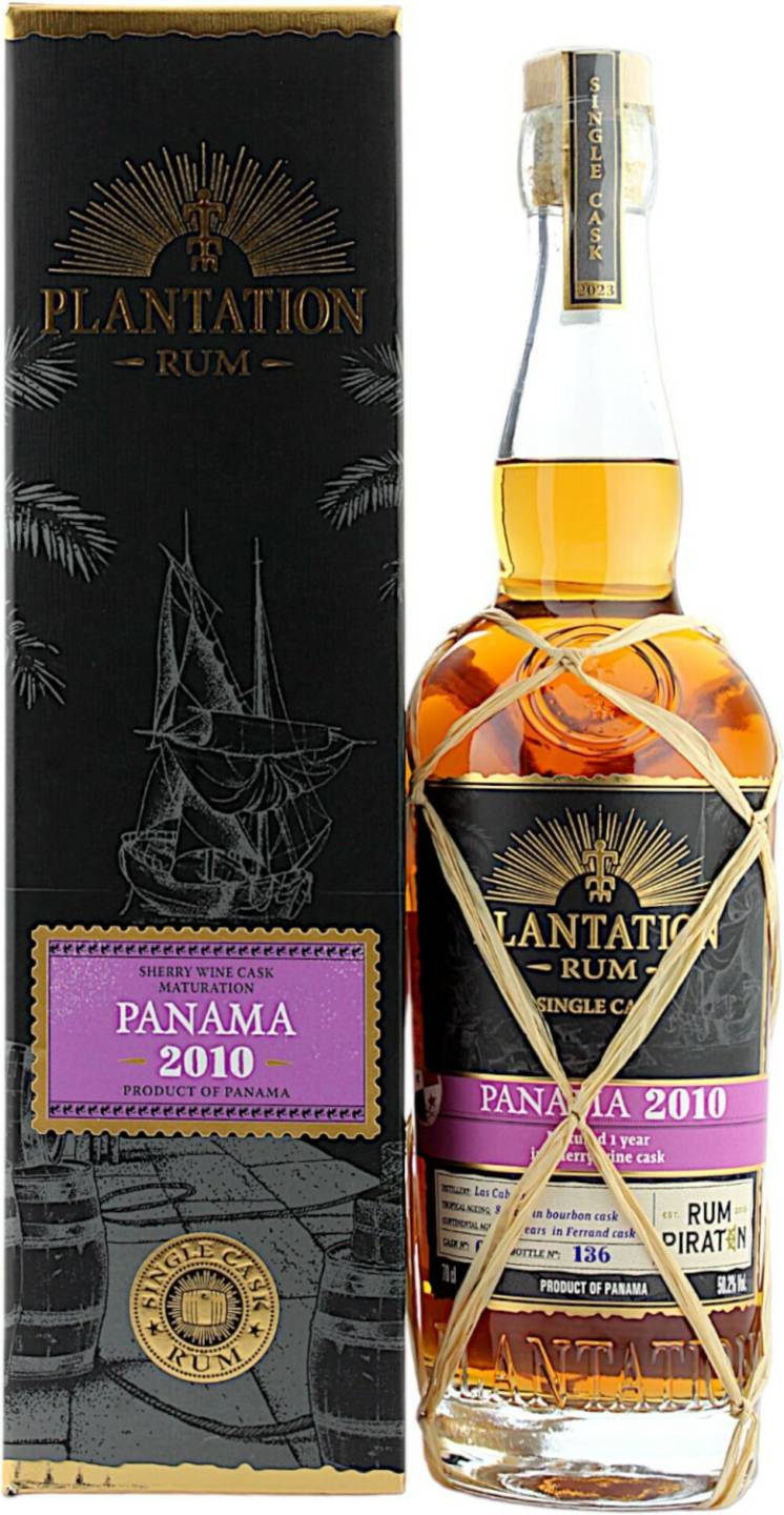 Rum Plantation Rum Panama 12 Jahre 2010/2023 Rumpiraten Sherry Single Cask Finish 0,7l 50,2%