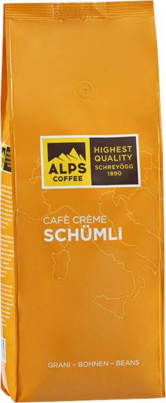 Kaffee & Espresso Alps Coffee Cafè Cremé Schümli Bohnen (500g)