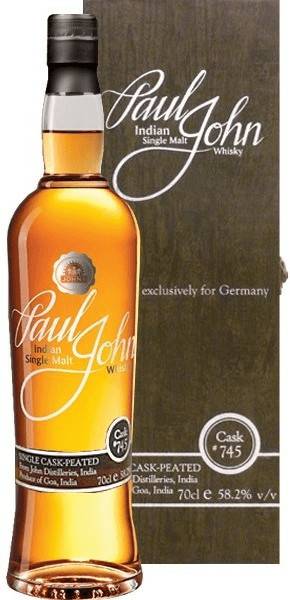 Whisky Paul John Single Cask Peated 0,7l 58,5%