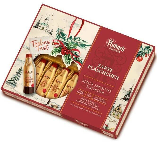 Pralinen Asbach Zarte Fläschchen Weihnachten (250g)