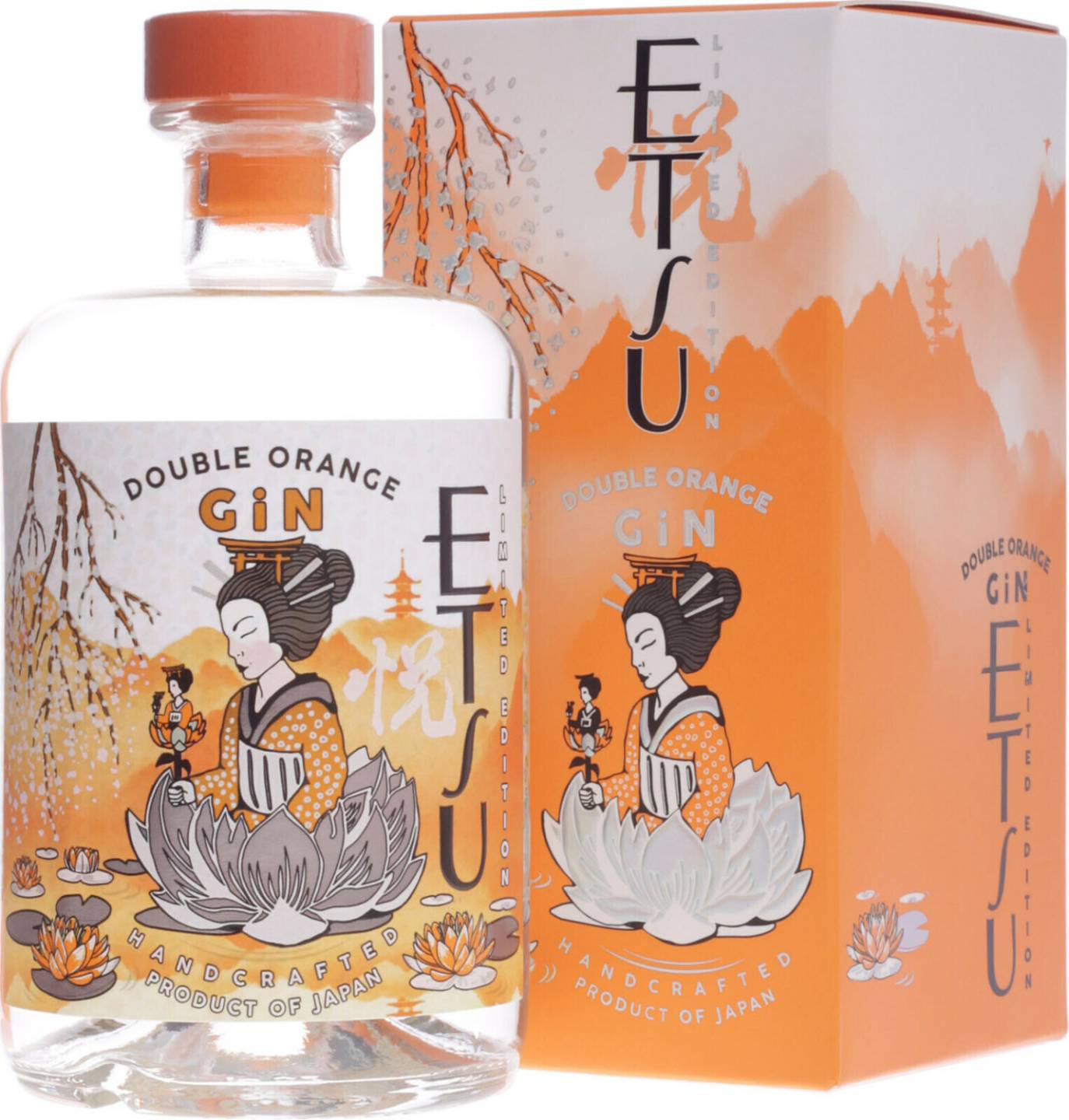 Asahikawa Distillery Etsu Double Orange Gin Limited Edition 0,7l 43% Gin