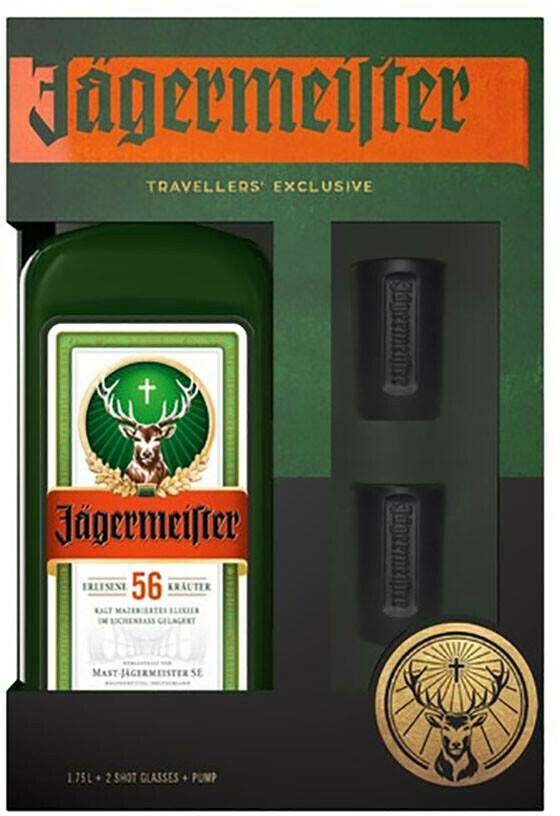 Jägermeister 35%Party Pack inkl. Pumpe 1,75l 35%l Liköre