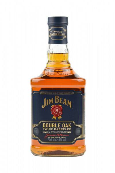 Jim Beam Double Oak Twice Barreled 43% 0,7l Whisky