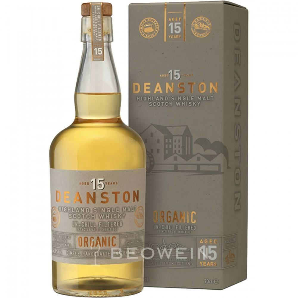 Whisky Deanston 15 Years Old Organic 0,7l 46,3%