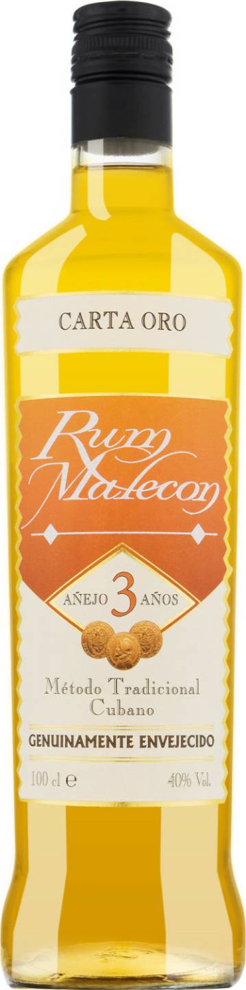 Rum Malecon Carta Oro 3 Jahre - 40% 1,0l