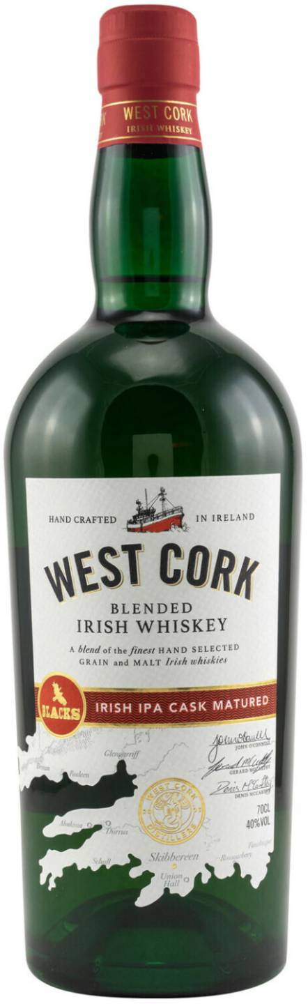 Whisky West Cork Irish IPA Cask Matured 40% 0,7l