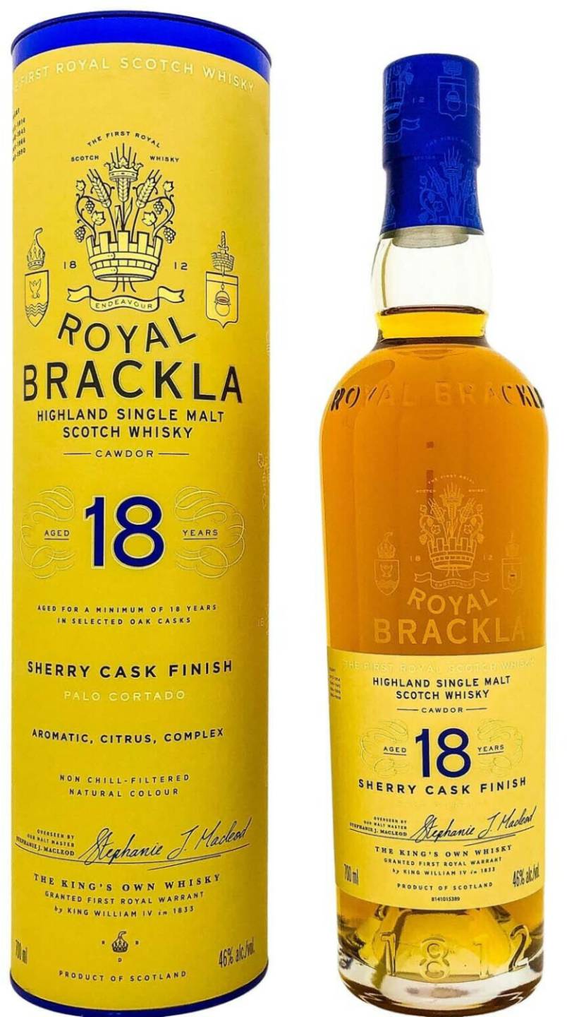 Whisky Royal Brackla 18 Jahre Sherry Cask Finish 0,7l 46%