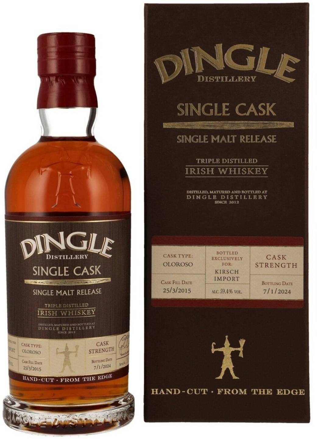 Dingle 2015/2024 8 Jahre Single Oloroso Cask 0,7l 59.4% Whisky