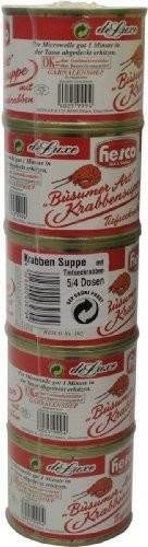 Hesco Büsumer Art Krabbensuppe (5x212ml Dosen) Fertiggerichte