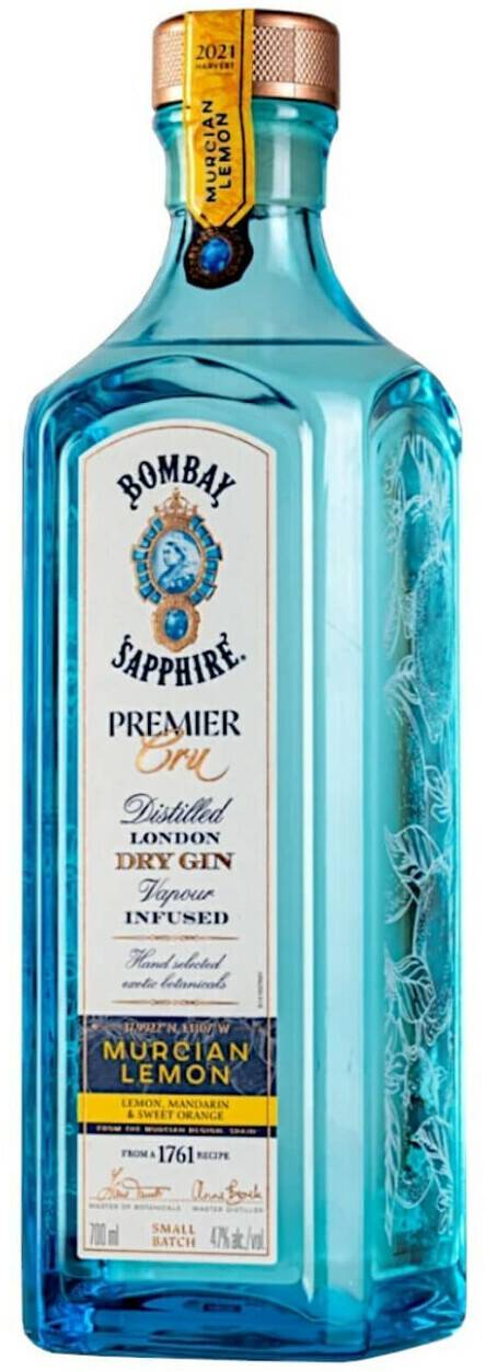 Gin Bombay Sapphire Premier Cru Murcian Lemon 0,7l 47%