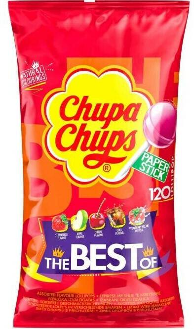 Süßigkeiten Chupa Chups Best of Lollys (1440 g)