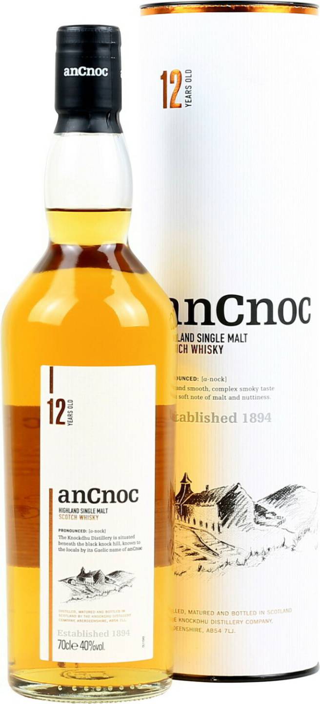 anCnoc 12 Jahre 0,7l 40% Whisky