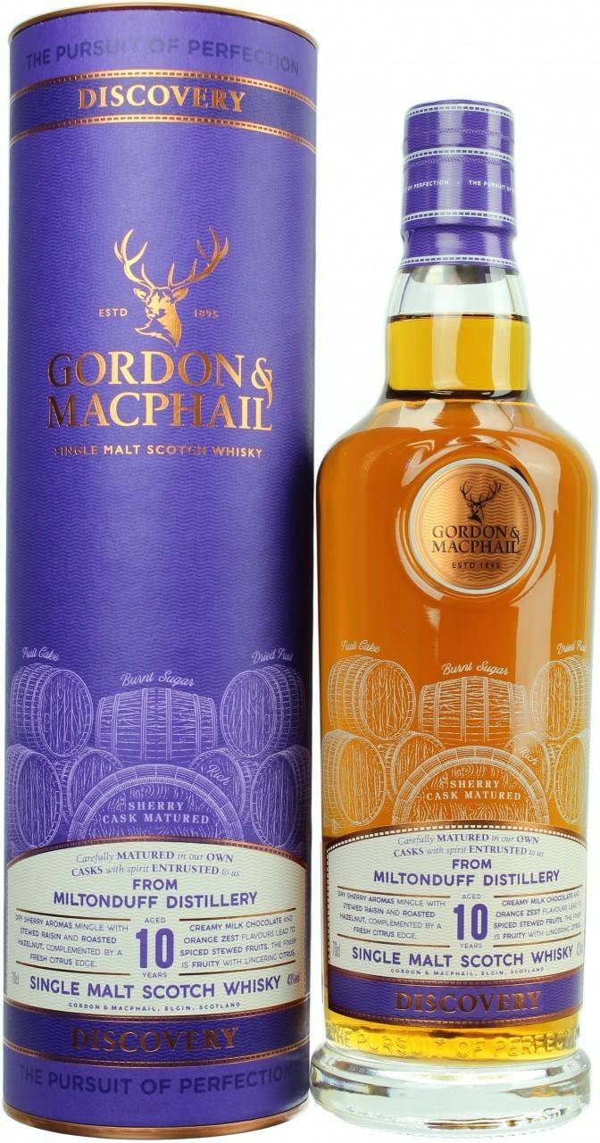 Miltonduff 10 Jahre Discovery 0,7l 43% Whisky