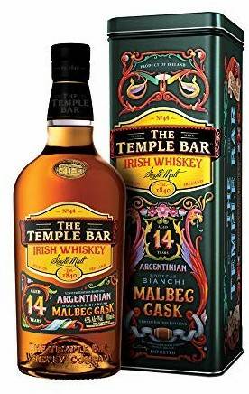 The Temple Bar 14 YO Malbec Finish Irish Whiskey 43% 0,70l Whisky