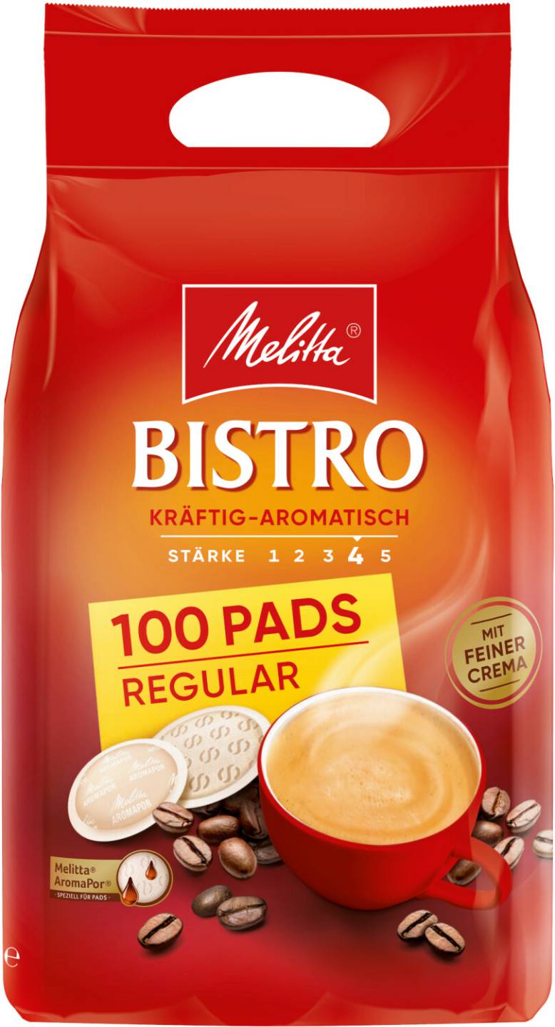 Kaffeekapseln & Pads Melitta Bistro Regular (100 Pads)