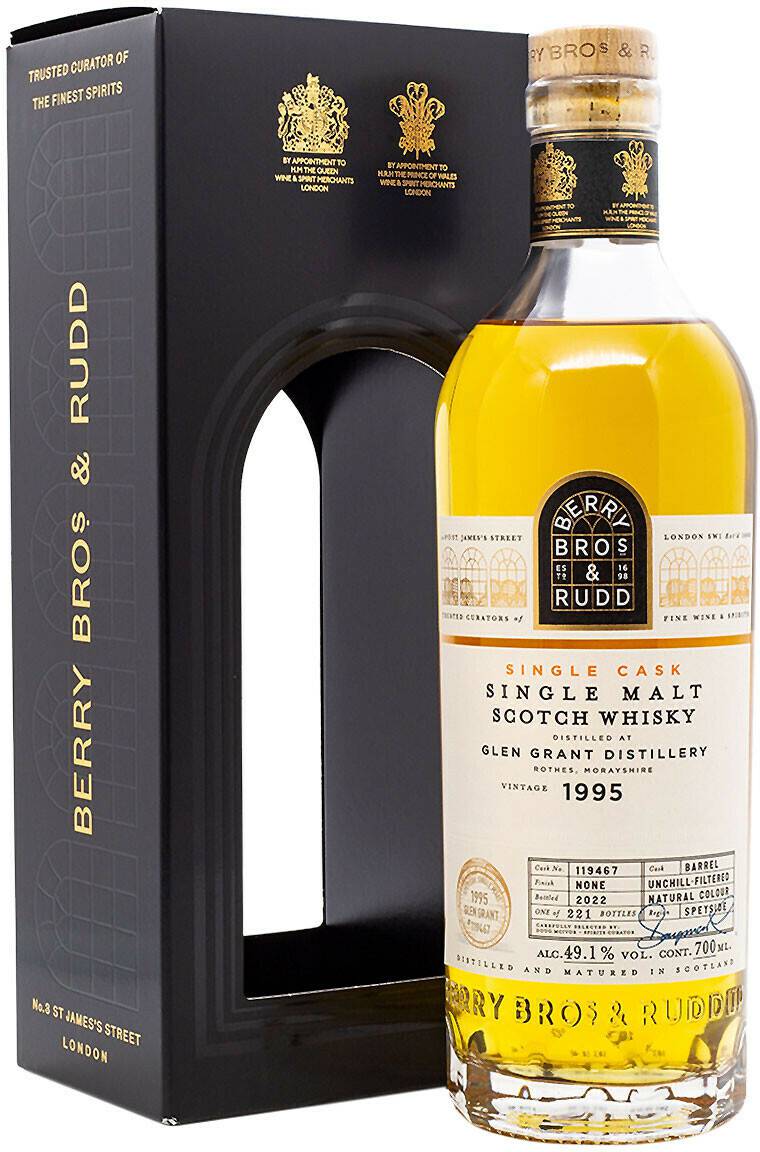 Berry Bros & Rudd Glen Grant 1995/2022 Cask 119467 Single Malt Scotch Whisky 0,7l 49,1% Whisky