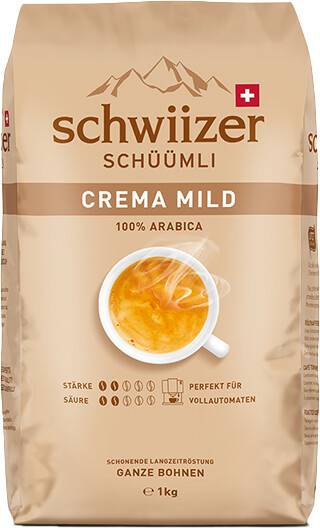 Kaffee & Espresso Schwiizer Schüümli Mild Kaffeebohnen (1 kg)