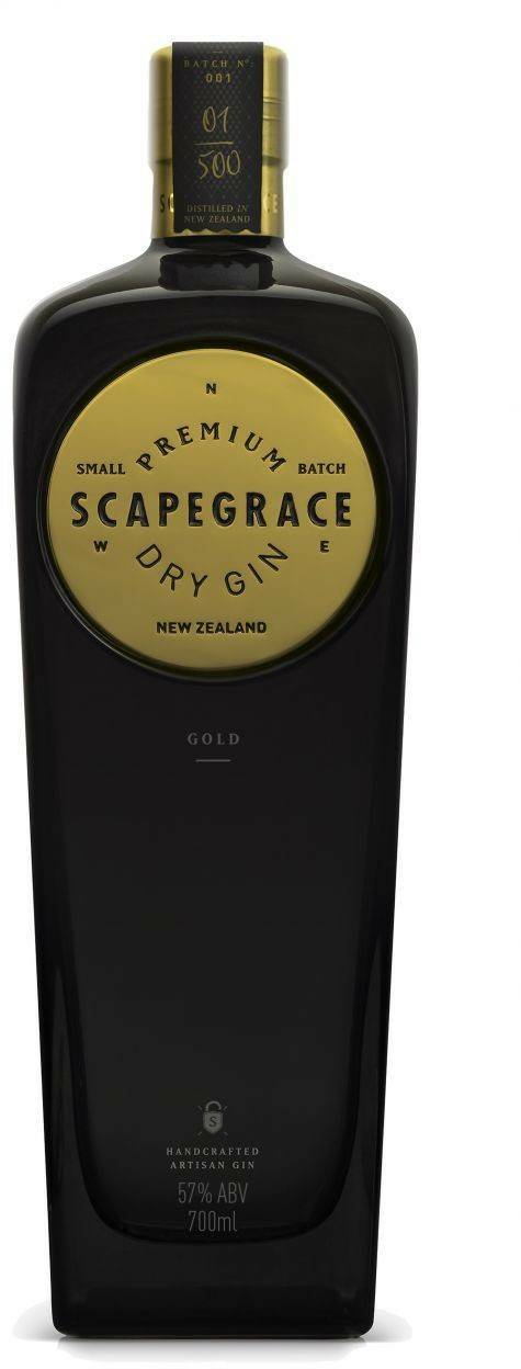 Gin Scapegrace Premium Dry New Zealand Gold Gin 0,7l 57%