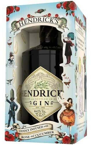 Hendrick's Gin 44%0,7l 44% Tremendous Tipples Geschenk-Set Gin