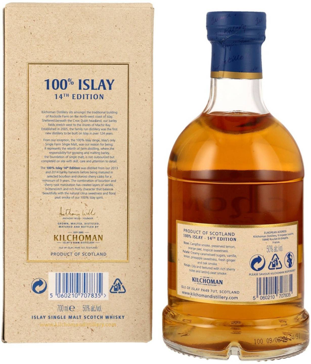 Kilchoman 100% Islay 14th Edition 2024 0,7l 50% Whisky