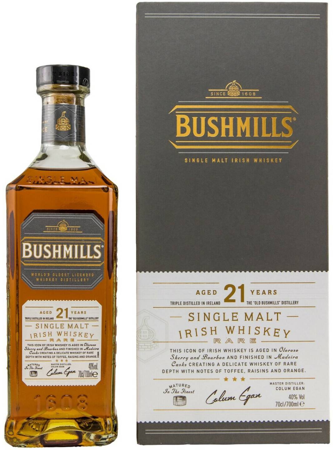 Bushmills 21 Jahre 0,7l 40% Whisky