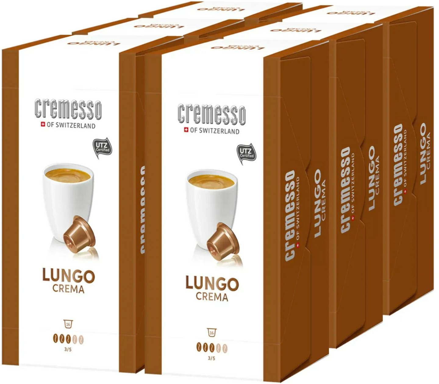 Cremesso Lungo Crema Kapseln (6x16 Port.) Kaffeekapseln & Pads