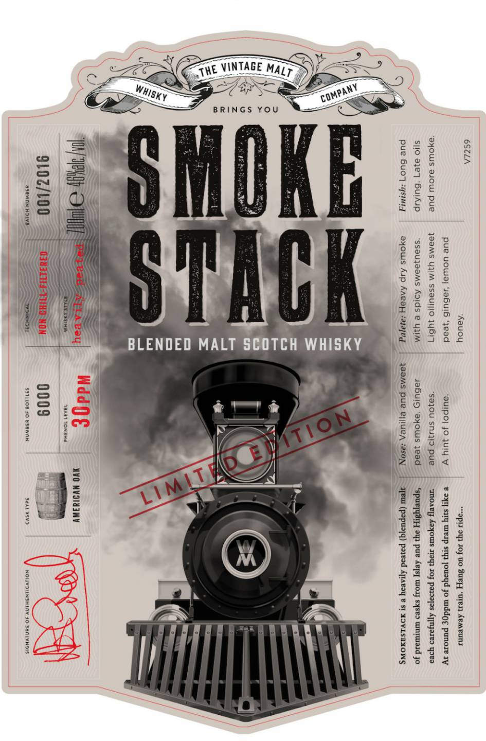 Whisky The Vintage Malt Whisky Company SmokeStack