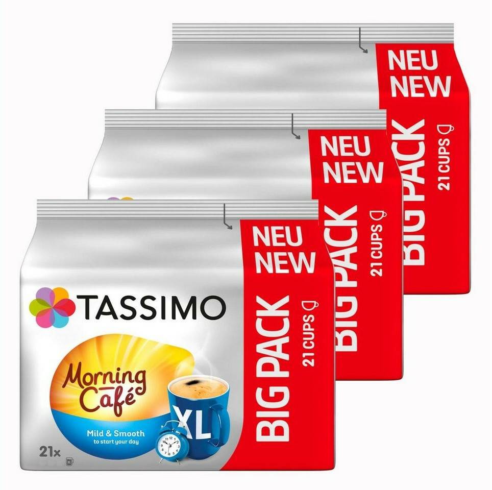 Tassimo Morning Café Mild & Smooth XL Kapseln3x21 Port. Tassimo Morning Café Mild & Smooth XL Kapseln