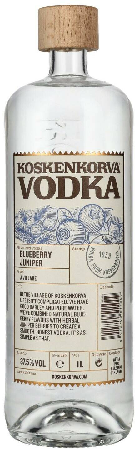 Wodka Koskenkorva Blueberry 1l (37,5%)