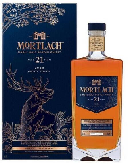 Whisky Mortlach 21 Jahre Natural Cask Strength Special Release 2020 56,9% 0,7l