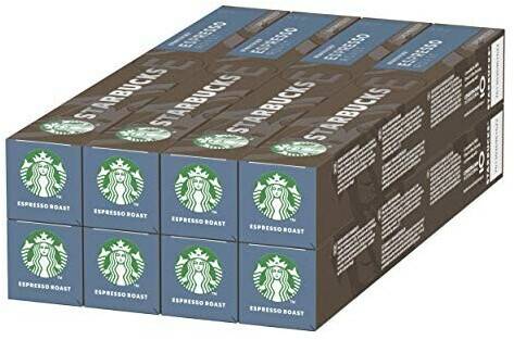 Kaffeekapseln & Pads Starbucks Espresso Roast Dark Roast (8x10 Port.)