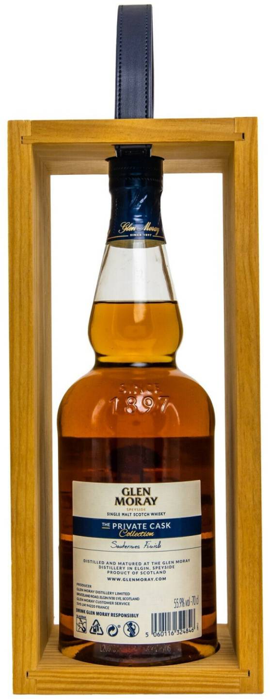 Whisky Glen Moray 18 Jahre The Private Cask Collection 2022 Sauternes Cask 0,7l 55,9%