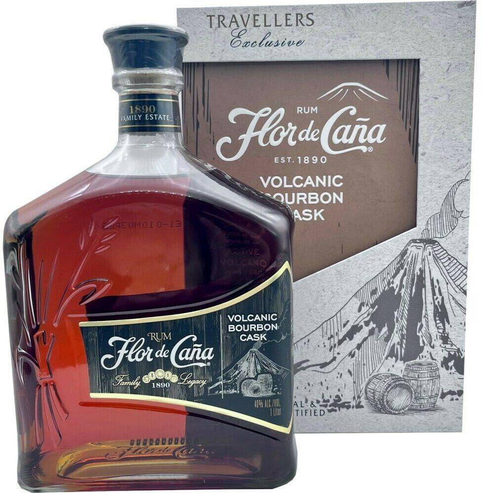 Flor de Caña Volcanic Bourbon Cask 1l 40% Rum