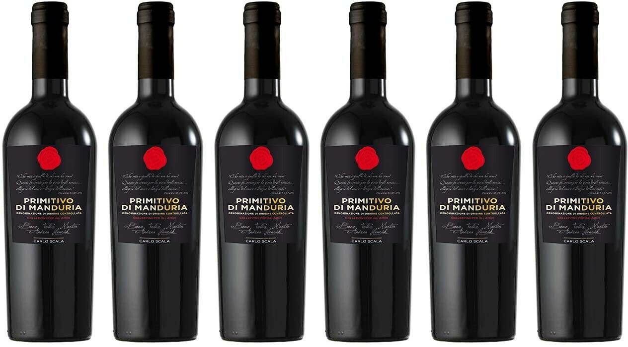 Conte di Campiano Primitivo di Manduria Carlo Scala 6x0,75l Weine