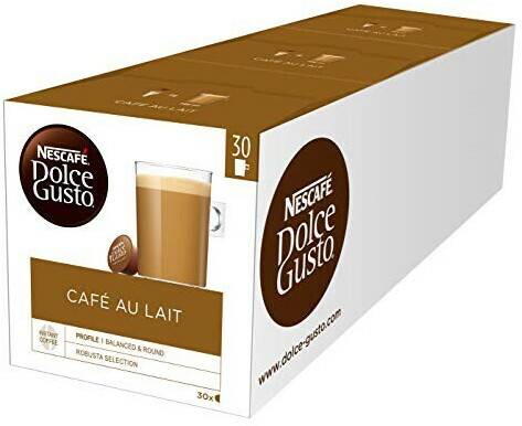 Nescafé Dolce Gusto Café Au Lait (3x30 Kapseln) Kaffeekapseln & Pads