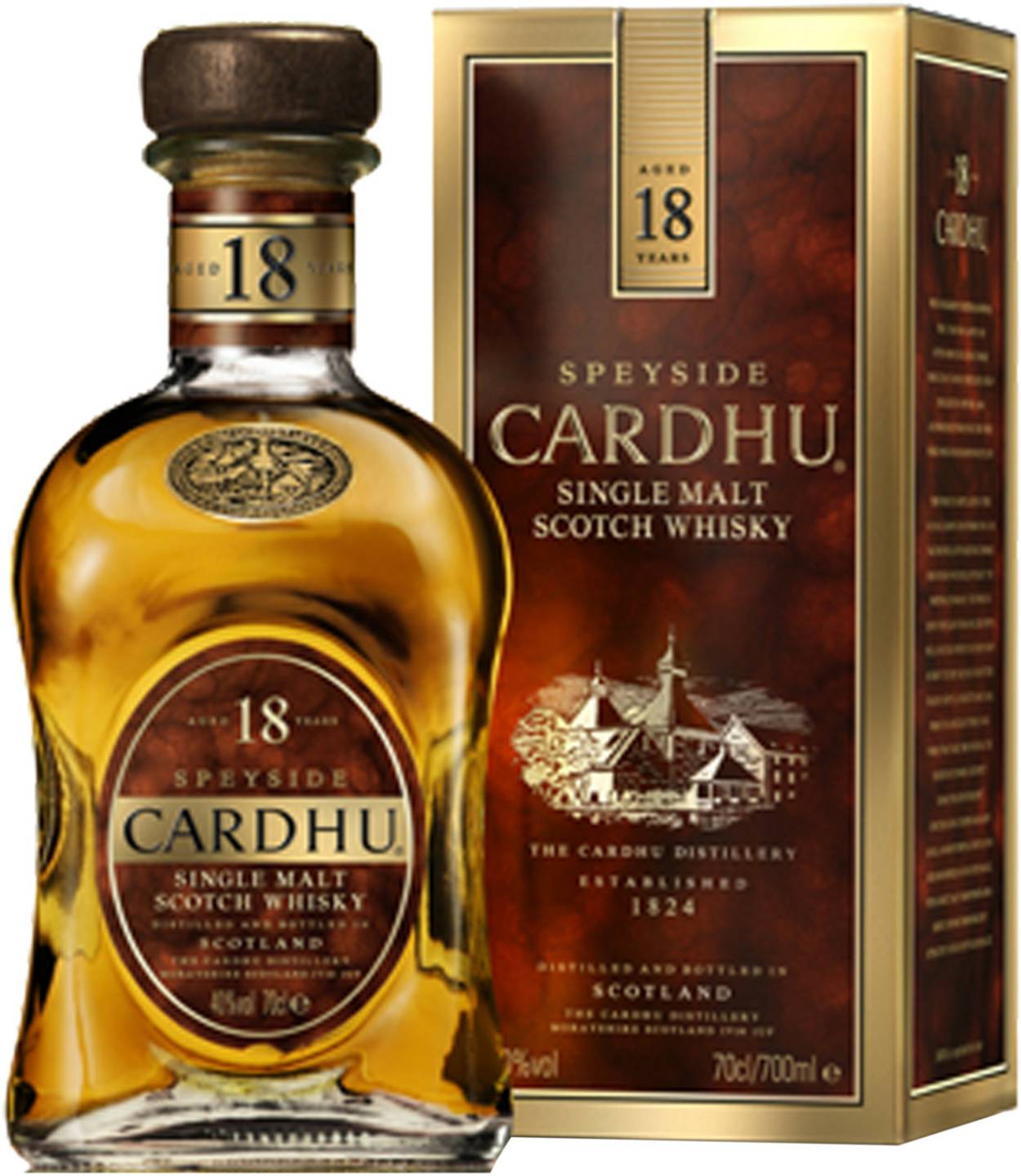 Whisky Cardhu 18 Jahre 0,7l 40%