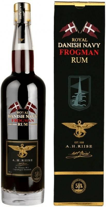 Rum A.H. Riise Royal Danish Navy Rum Frogman Edition 0,7l 58%