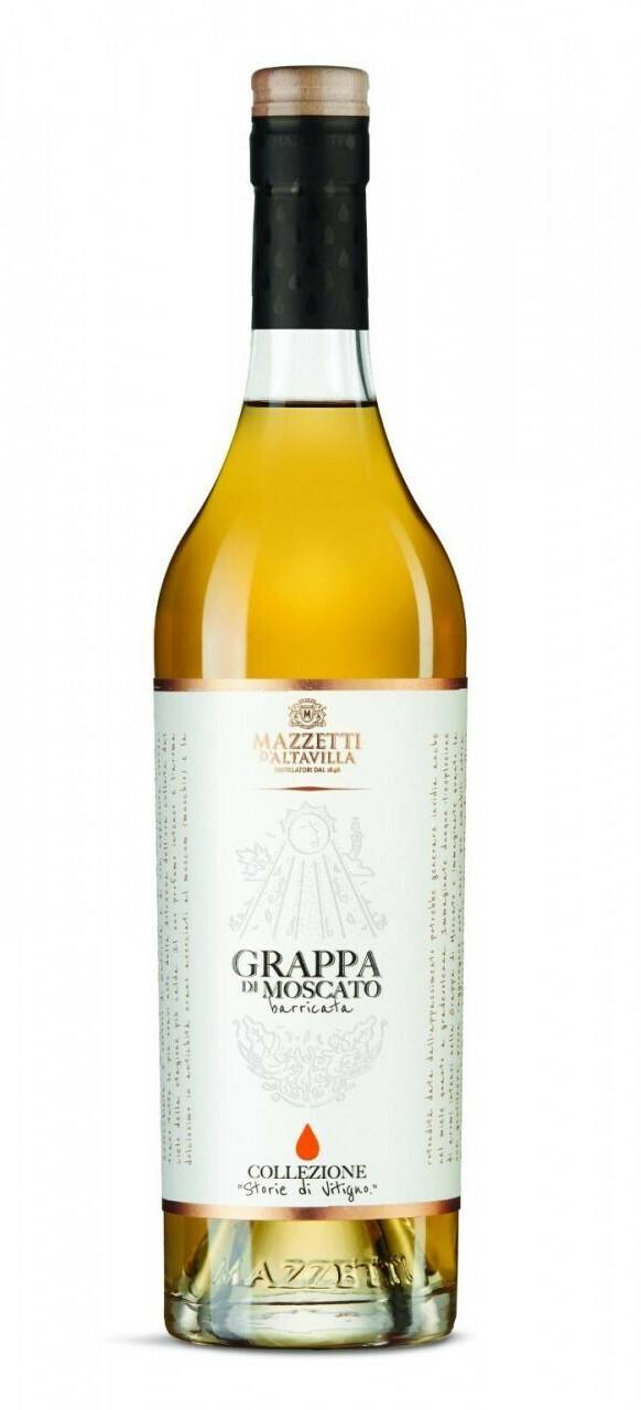 Mazzetti Grappa di Moscato Invecchiata 0,7l 43% Spirituosen & Schnaps