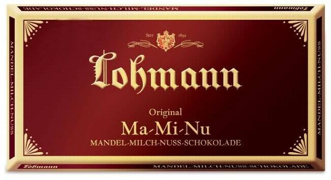 Halloren Lohmann Mandel-Milch-Nuss Schokolade (100 g) Schokolade