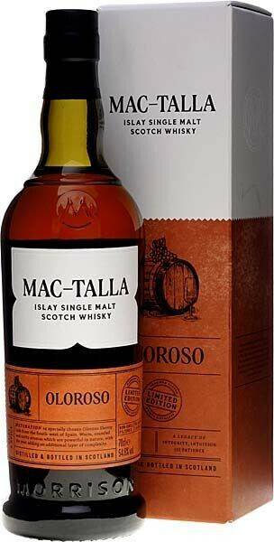 Whisky Morrison Mac-Talla Oloroso Single Malt Scotch Whisky 0,7l 54,8%